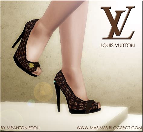 cc lv|sims 4 louis vuitton shoes.